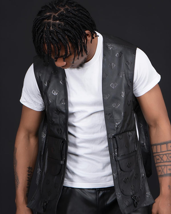 Leather Gillet